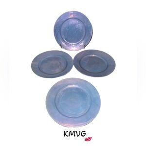 4 Vintage Tashiro Shoten Yokohama, Japan  Lustreware 7.5” Salad Plates 1930’s